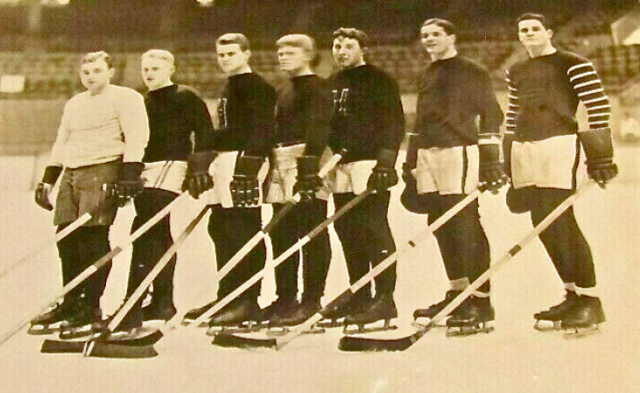 Harvard University Hockey Team 1928 Harvard Crimson Hockey