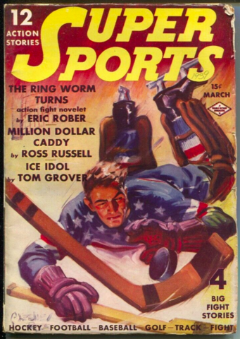 Super Sports Action Magazine 1939 Sports Pulps