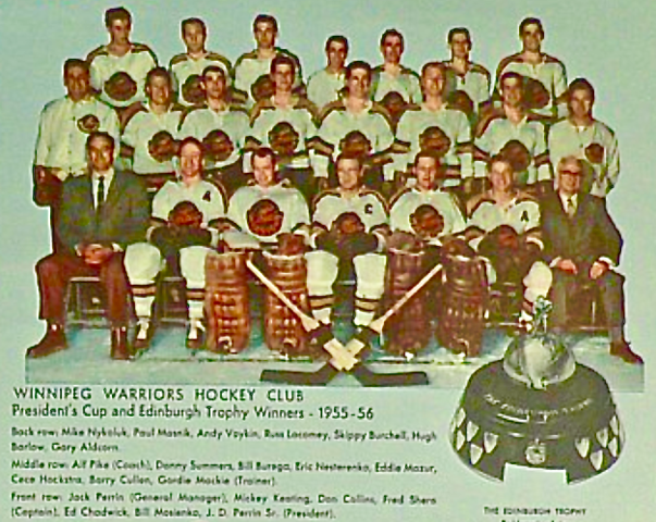 Winnipeg Warriors 1956 Edinburgh Cup Champions