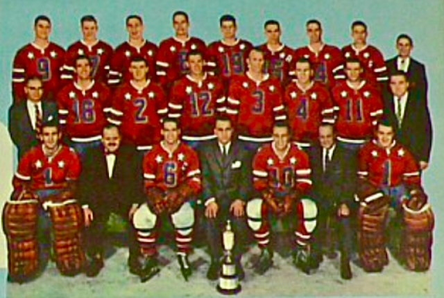 Shawinigan Falls Cataracts 1958 Thomas O'Connell Memorial Trophy Champions