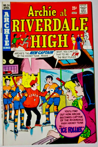 Archie Comics 1975 Archie at Riverdale High Hockey Team Captain