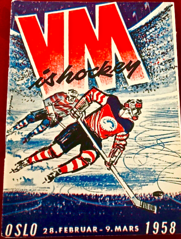 World Ice Hockey Championships 1958 Program Cover