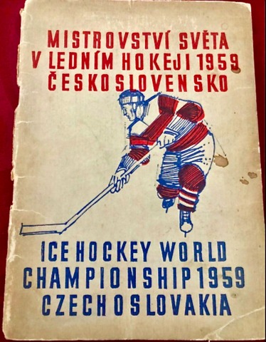World Ice Hockey Championships 1959 Program Cover