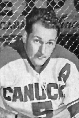 Hugh Currie 1958 Vancouver Canucks