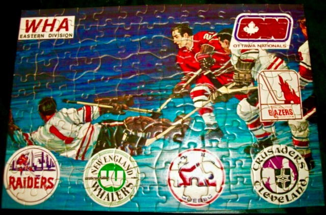World Hockey Association / WHA Hockey Puzzle 1972-73 Eastern Division