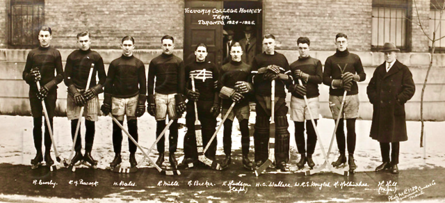 Victoria College Hockey Team 1924-1925 University of Toronto Hockey History