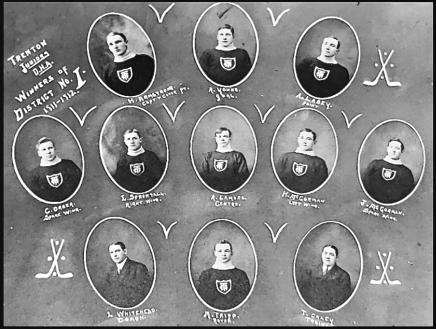 Trenton Hockey Club / Trenton Juniors 1912 OHA District 1 Winners