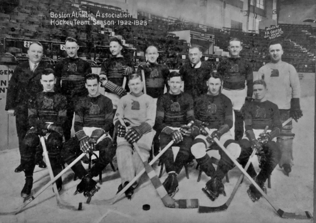 Boston AA Unicorns 1922 Boston AA / Boston Athletic Association Hockey Team