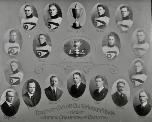 Toronto Canoe Club Hockey Team 1920 Memorial Cup Champions