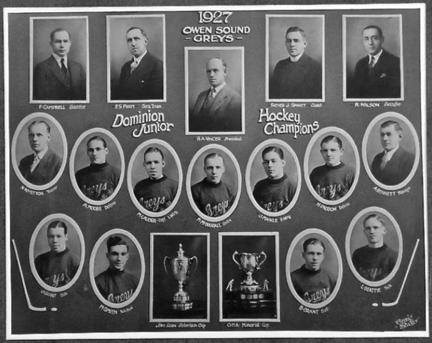 Owen Sound Greys 1927 Memorial Cup Champions