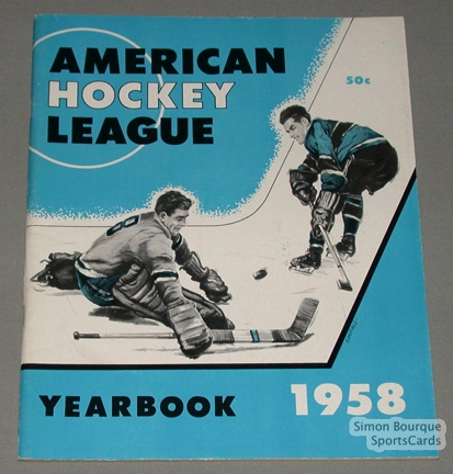 Ice Hockey Mag 1958 AHL yearbook 1