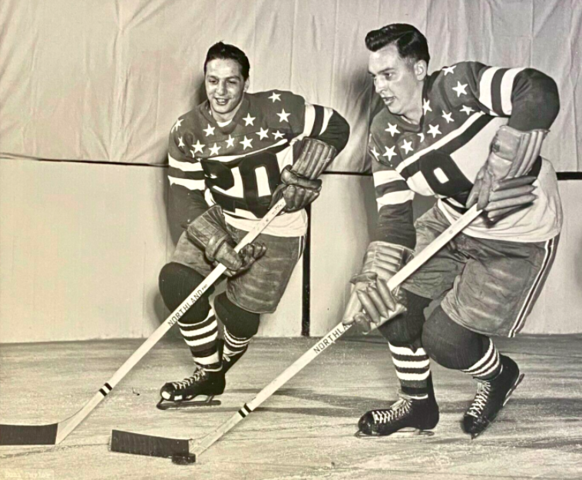 Alfred "Alf" Baccari & Cliff Simpson 1951 St. Louis Flyers
