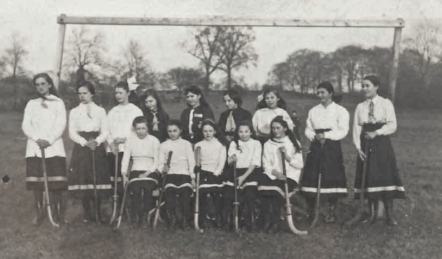 Lincoln College Ladies Hockey Team 1918