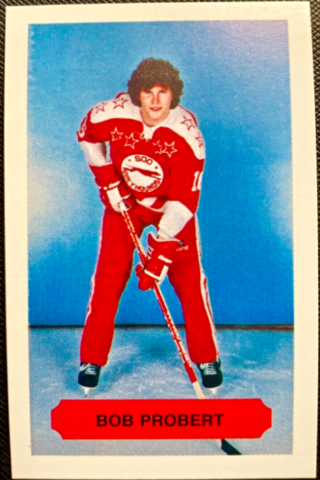 Bob Probert 1984 Soo Greyhounds - Bob Probert Hockey Card