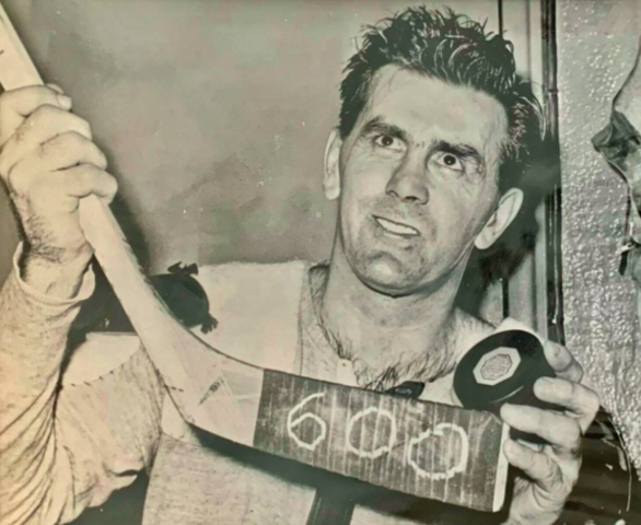 Maurice Richard 600th Goal with Stick - November 26, 1958