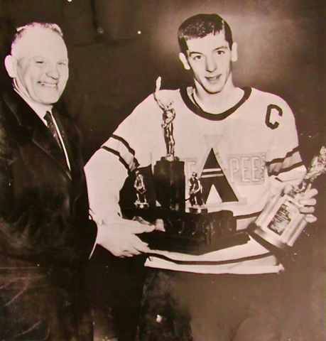 Chico Maki 1960 St. Catharines Teepees - Eddie Powers Memorial Trophy Winner
