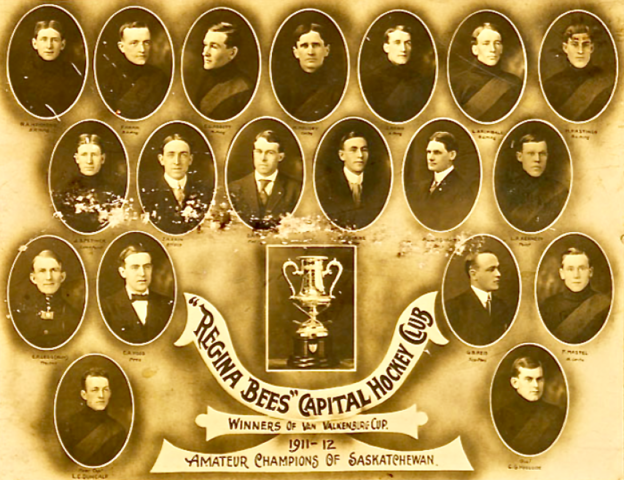 "Regina Bees" Capital Hockey Club 1912 Van Valkenburg Cup Champions