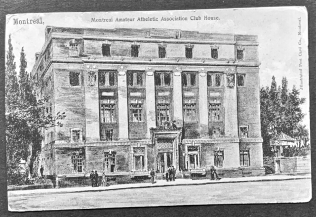 Montreal Amateur Athletic Association Club on Peel Street 1906
