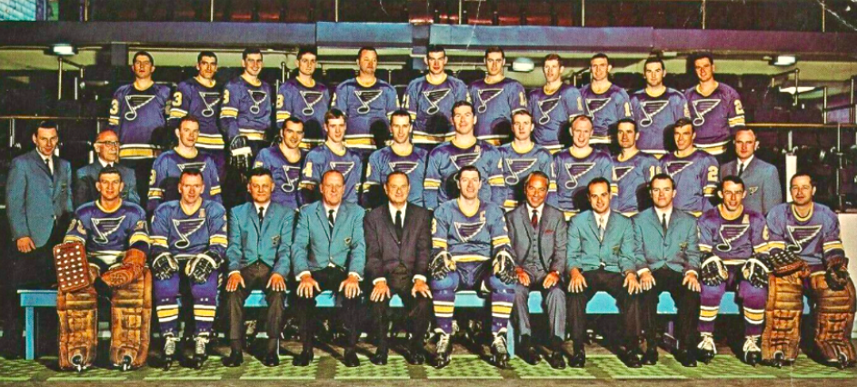 Bob Plager 1967 St. Louis Blues Vintage Away Throwback NHL Hockey