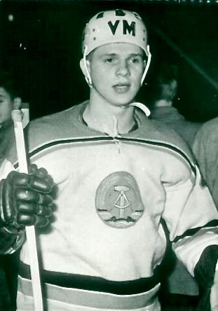 Wilfried Sock 1963 East Germany Men's National Ice Hockey Team