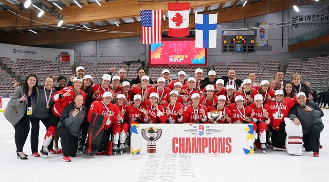 Canada National Women's Hockey Team 2021 IIHF Women's World Champions