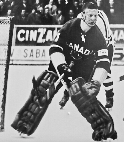 Seth Martin - Team Canada Goalie 1963 Ice Hockey World Championships