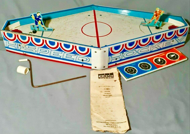 Vintage Table Hockey Game  - Gotham Hi-Speed Hockey Game No.725