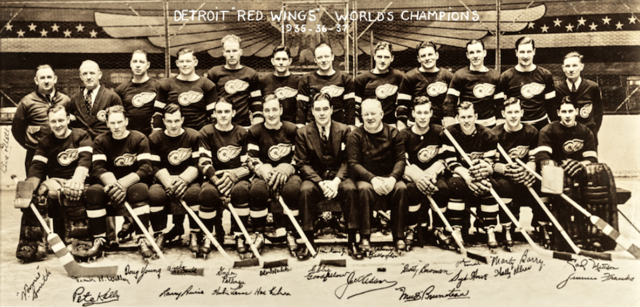 Detroit Red Wings 1937 Stanley Cup Champions