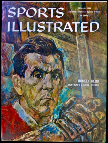 Ice Hockey Mag 1960 Sports Illustrated Maurice Richard cover