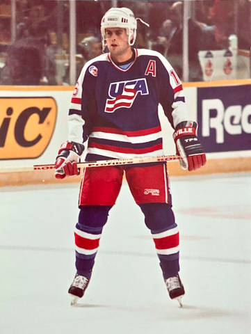Pat Lafontaine Team USA 1991 Canada Cup