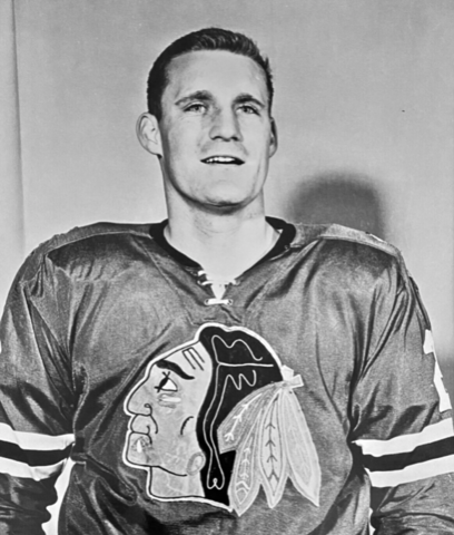 Wayne Hillman 1965 Chicago Black Hawks