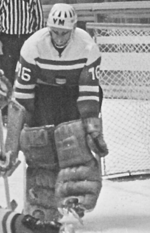 Dieter Pürschel East Germany Goaltender 1968 Winter Olympics
