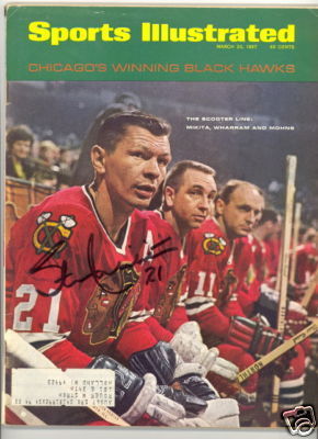Ice Hockey Mag 1960s Sports Illustrated  Stan Mikita