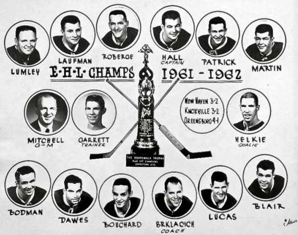 Johnstown Jets 1962 Boardwalk Trophy Winners - Eastern Hockey League Champions