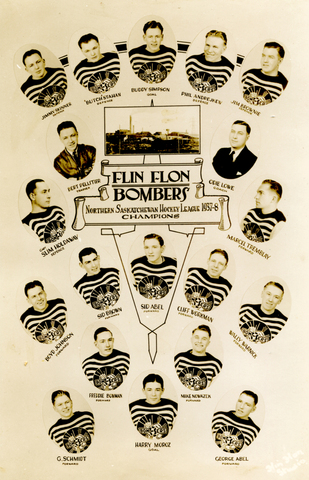 Flin Flon Bombers 1937-38 Northern Saskatchewan Hockey League Champions