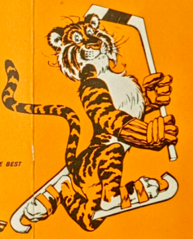 Vintage Esso Tiger Hockey Player 1965 Put A Tiger In Your Tank
