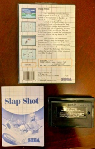 Vintage Sega Slap Shop Game 1990 Sega Master System SMS