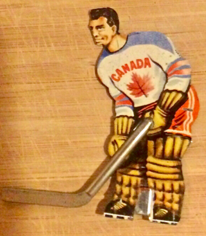 Vintage Stiga Table Hockey Goaltender 1960 Team Canada Goalie