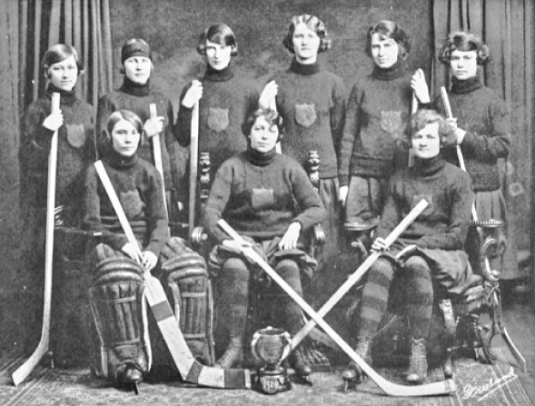 Victoria College Women's Hockey Team 1923-24 Interfaculty Champions