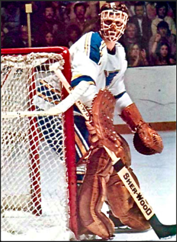 Wayne Stephenson 1973 St. Louis Blues Goalie