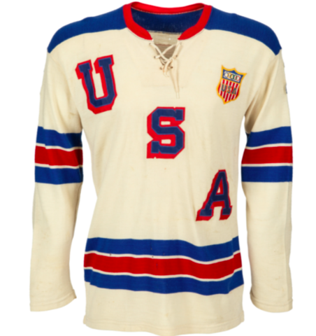 USA Hockey Team Jersey History 1960 USA Olympic Hockey Team Jersey