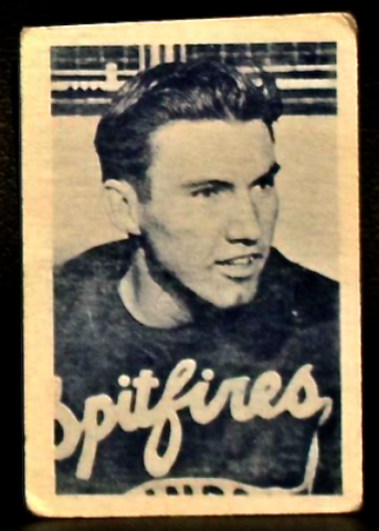 Bobby Brown Hockey Card 1952 Windsor Spitfires