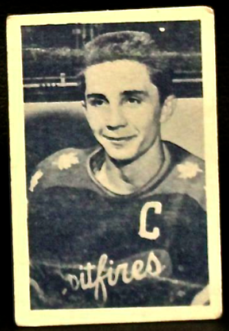 Ed Palamar Hockey Card 1952 Windsor Spitfires