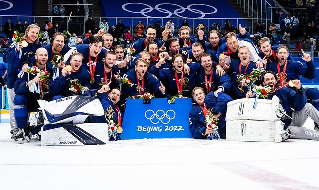 Leijonat / Finland 2022 Winter Olympics Ice Hockey Gold Medal Champions