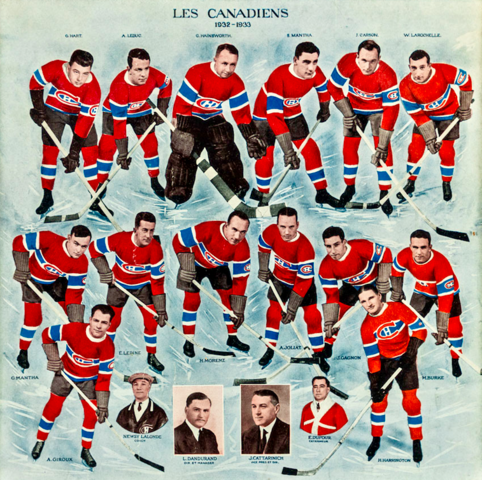 Les Canadiens 1932-33 Montreal Canadiens