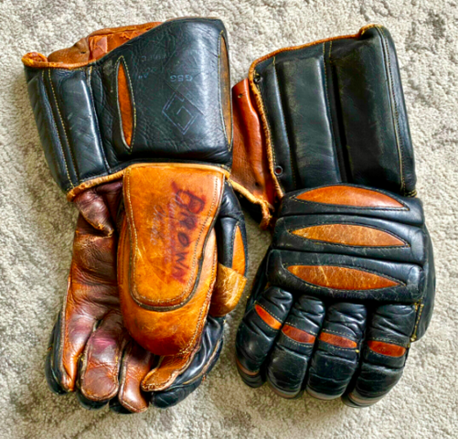 Vintage Cooper Weeks Hockey Gloves G53 Professional 1960s