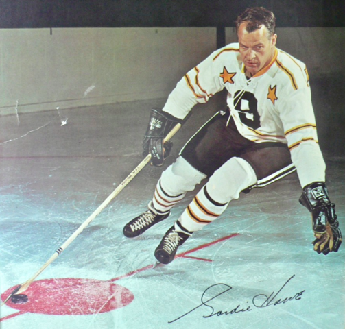Gordie Howe 1966-67 General Mills Hockey Action Photo