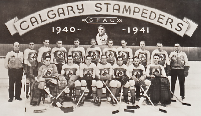 Calgary Stampeders Hockey Team 1940-41