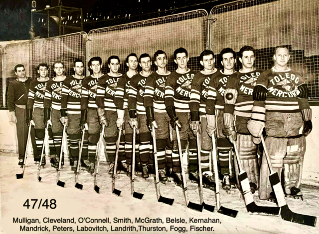 Toledo Mercurys Hockey Team 1947-48