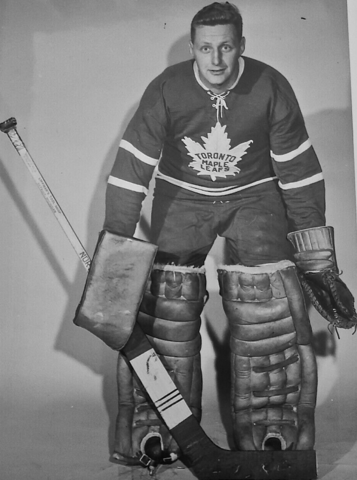 Ed Chadwick 1957 Toronto Maple Leafs